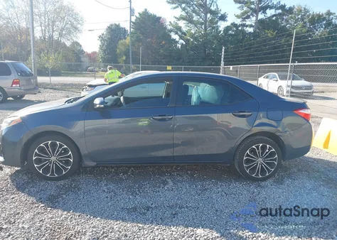 2015 Toyota Corolla S Plus from USA, damaged, VIN 2T1BURHE4FC370190